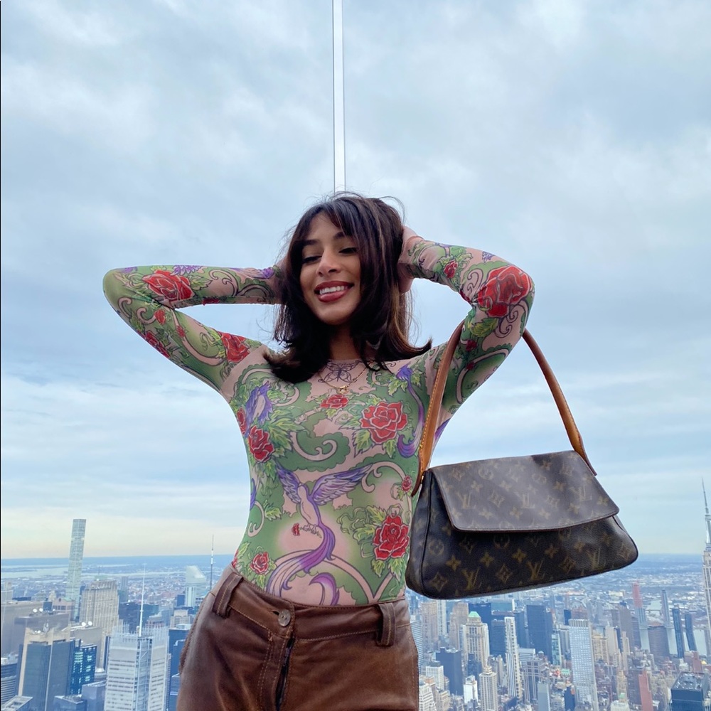 2000s y2k tattoo top